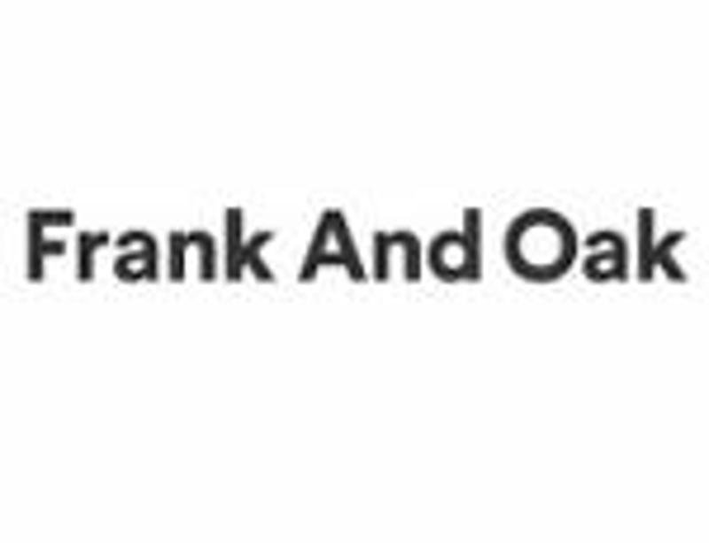 Frank And Oak Coupons